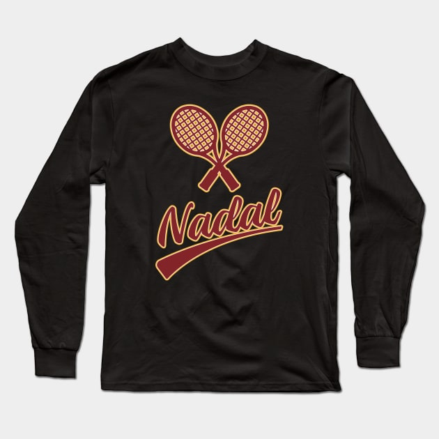 Rafael Nadal Long Sleeve T-Shirt by Stevendan